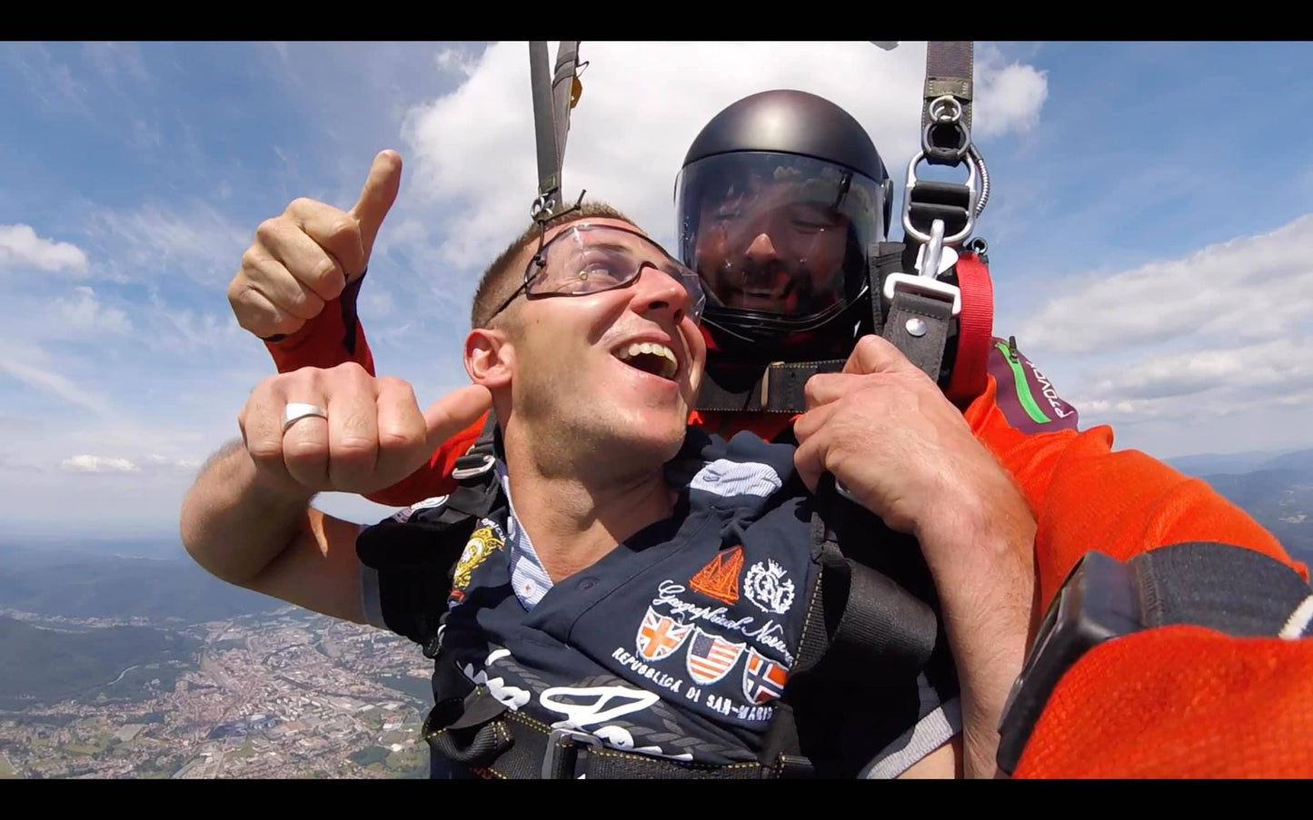 Baptême en Parachute Tandem